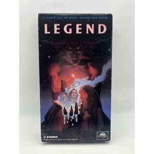 Legend VHS 1985 Tom Cruise Tim Curry Ridley Scott MCA Universal Fantasy